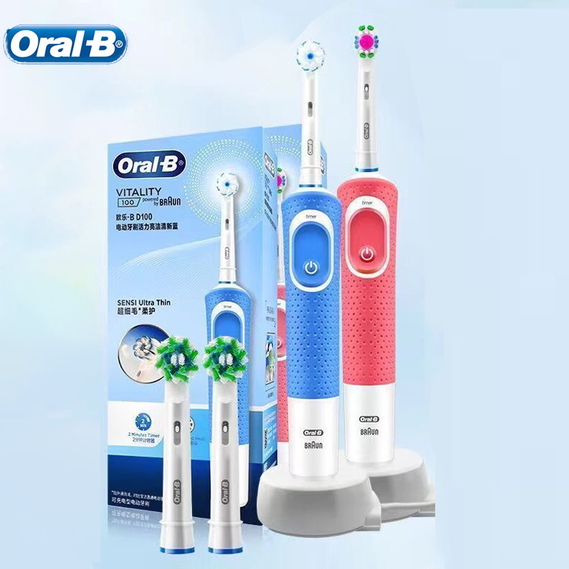Teeth Whitening Or Tooth Whitening - Oral B D100 2D Vitality Electric