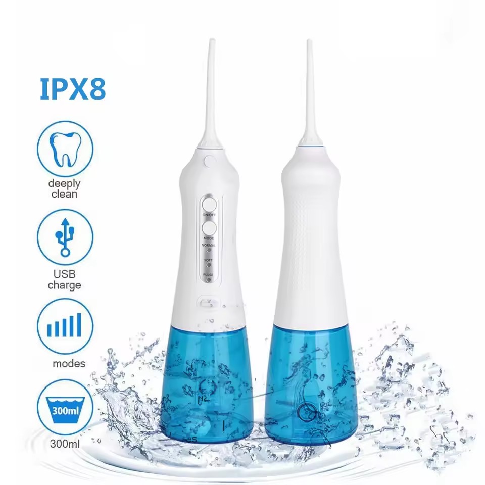 Water Flosser Cordless - Electric Portable Oral Irrigator USB Rechargeable