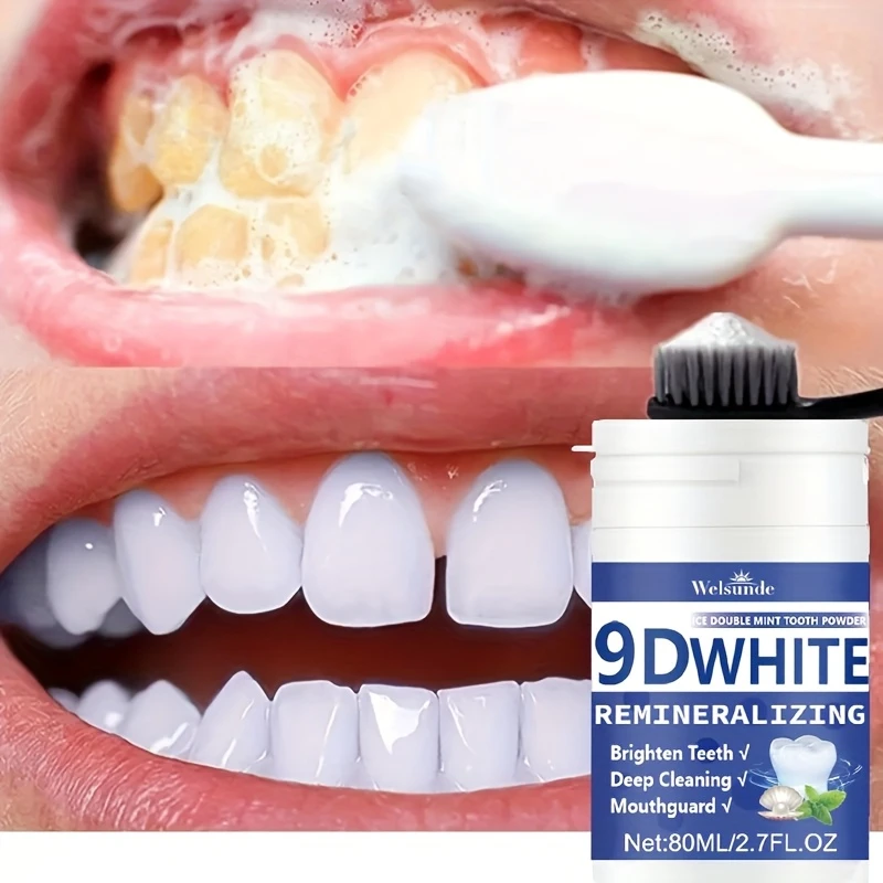 Teeth Whitening Groupon - 9D White Remineralizing Hydroxyapatite Tooth Powder,
