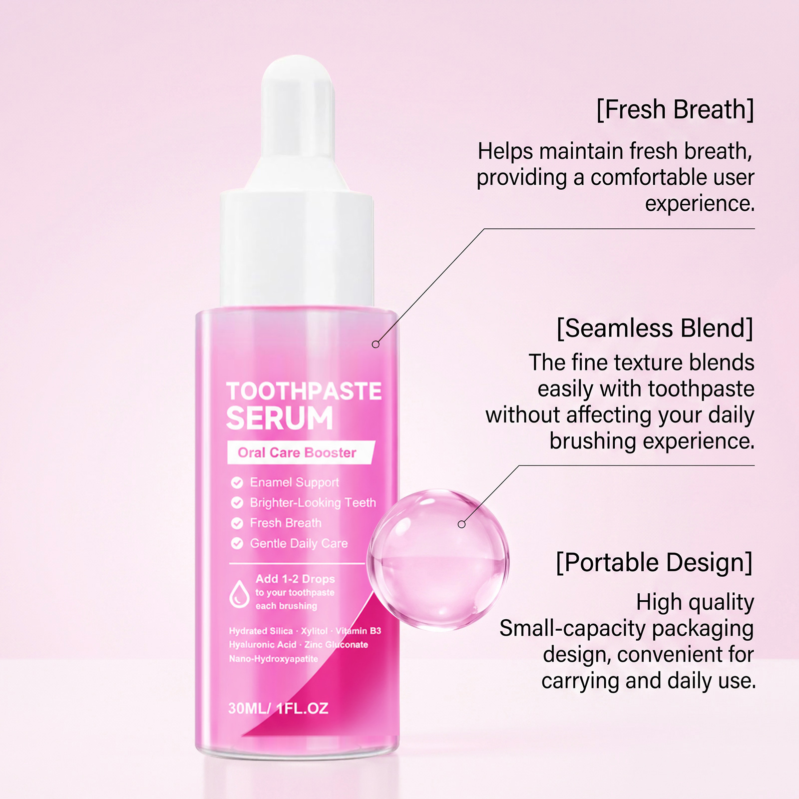 Nano-Hydroxyapatite Teeth Whit - огляд і ціна Teeth Whitening Xylitol