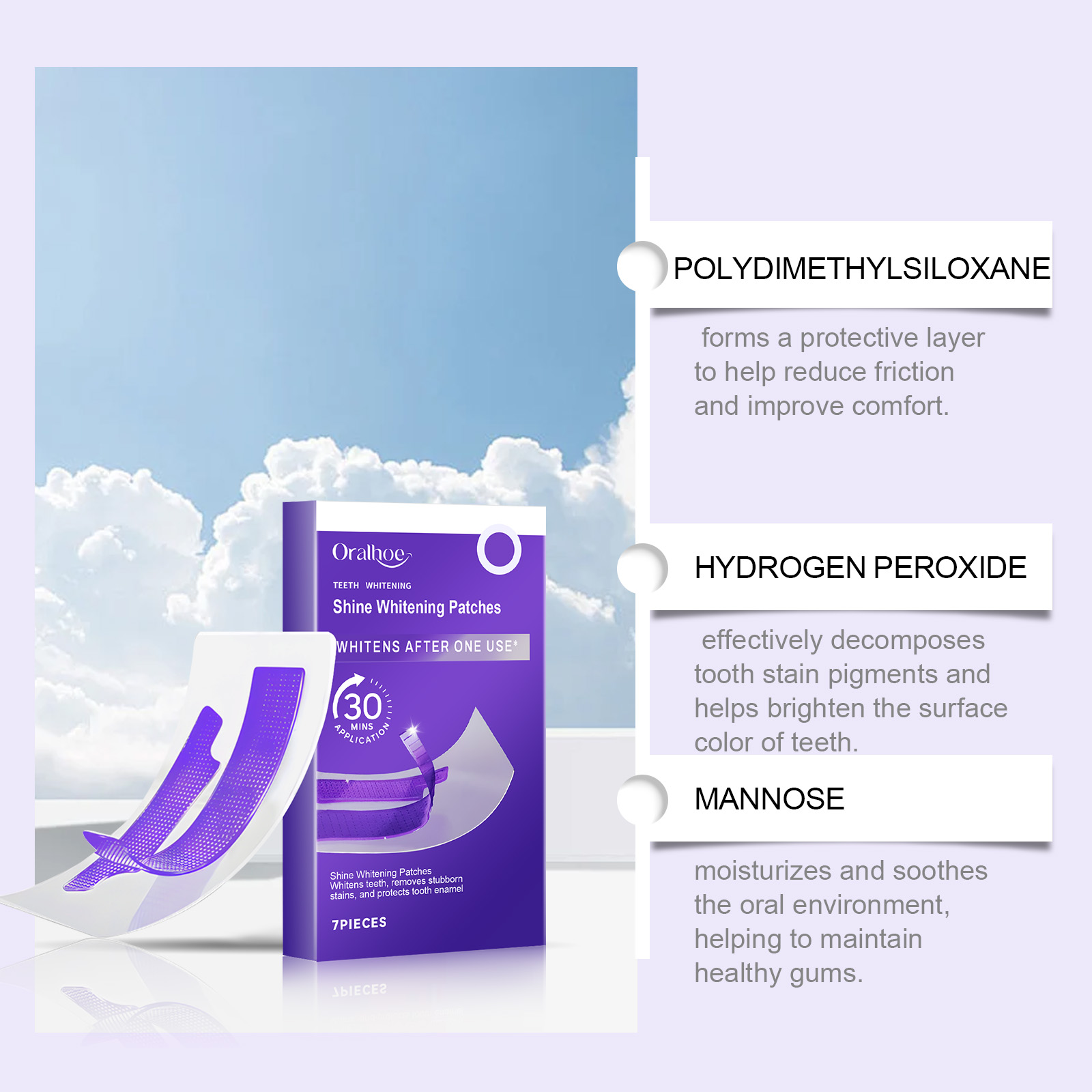 ORALHOE 7PCS/Box Teeth Whiteni - огляд і ціна Teeth Whitening Or Tooth Whitening