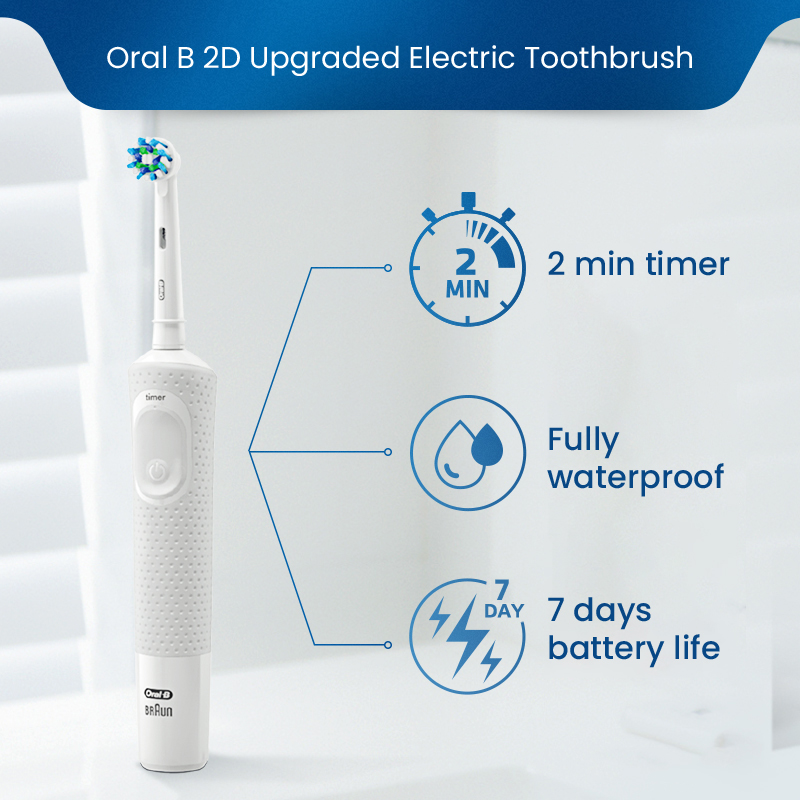 Oral B D100 2D Vitality Electr - огляд і ціна Teeth Whitening Or Tooth Whitening
