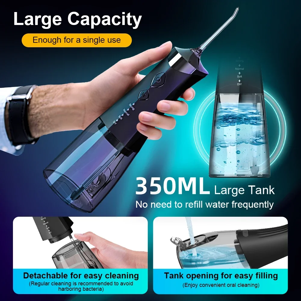 Portable Rechargeable Oral Irr - огляд і ціна Water Flosser Cordless