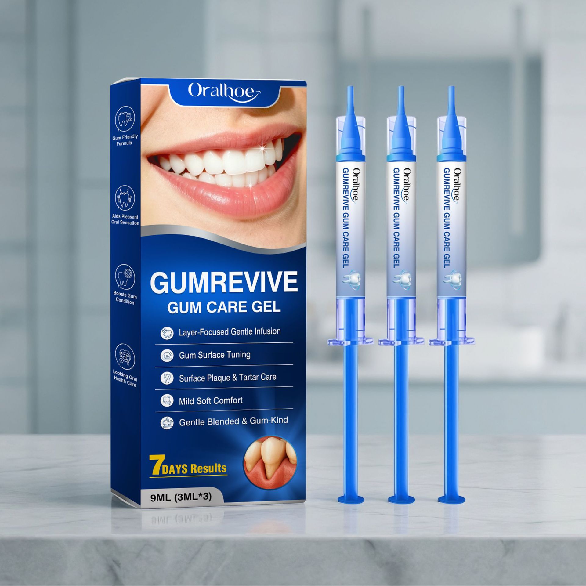 Oral Care Gel 3Pcs Gum Cleanin - огляд і ціна Teeth Whitening Groupon