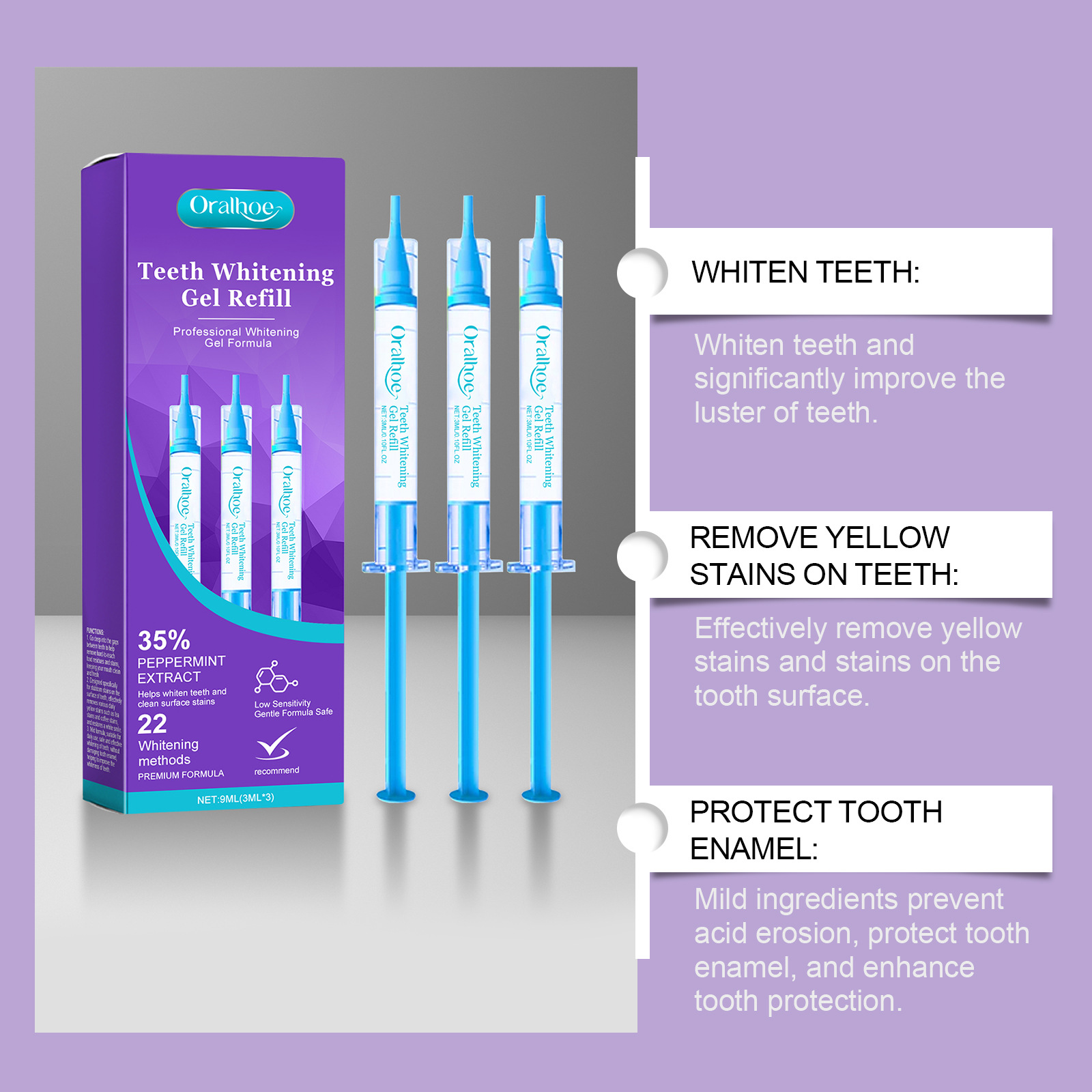 ORALHOE Teeth Whitening Gel Re - огляд і ціна Teeth Whitening Opalescence