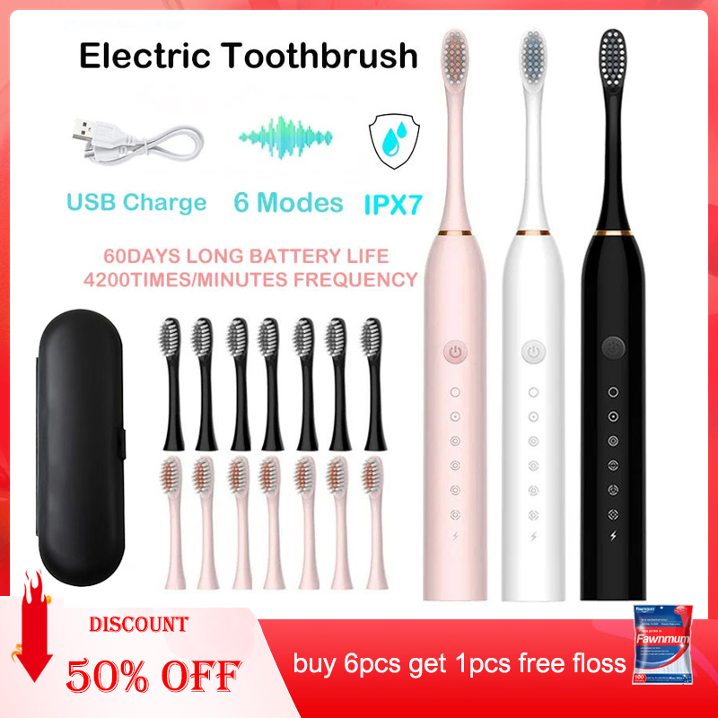 Sonic Electric Toothbrush Adul - огляд і ціна Teeth Whitening Or Tooth Whitening