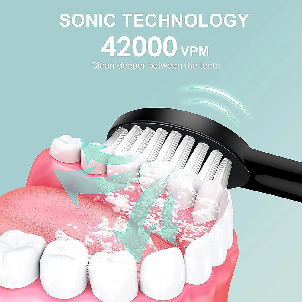 Sonic Electric Toothbrush Adul - огляд і ціна Teeth Whitening Or Tooth Whitening