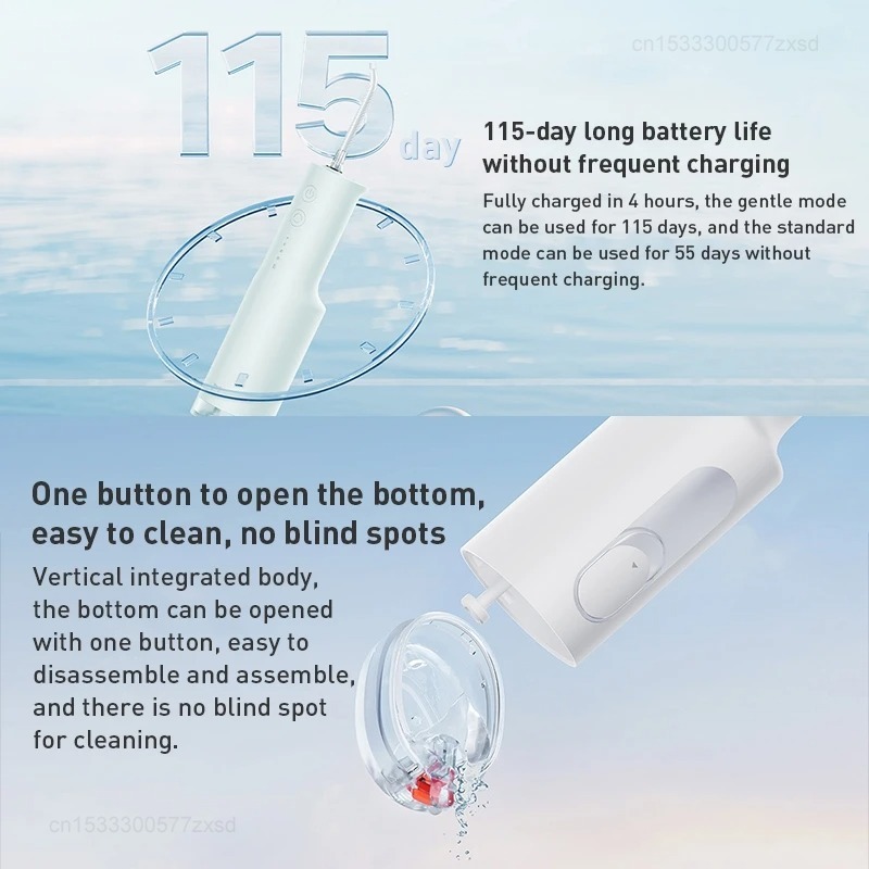 XIAOMI MIJIA Portable Oral Irr - огляд і ціна Water Flosser Cordless